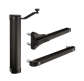 Compact 90° or 180° retrofit gate closer for gates up to 165 lbs