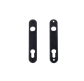 Aluminum anodized cover plate for insert locks