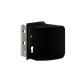 Security shroud for surface mounted locks with free exit configuration