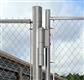 Chain link bracket for Mammoth-2 gate closer