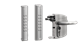VOLTA - Surface mounted lock with external battery powered keypad