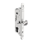 Residential mortise lock (small Twistfinger) with 1-3/16" backset for sliding gates, compatible with the SFKS keep
